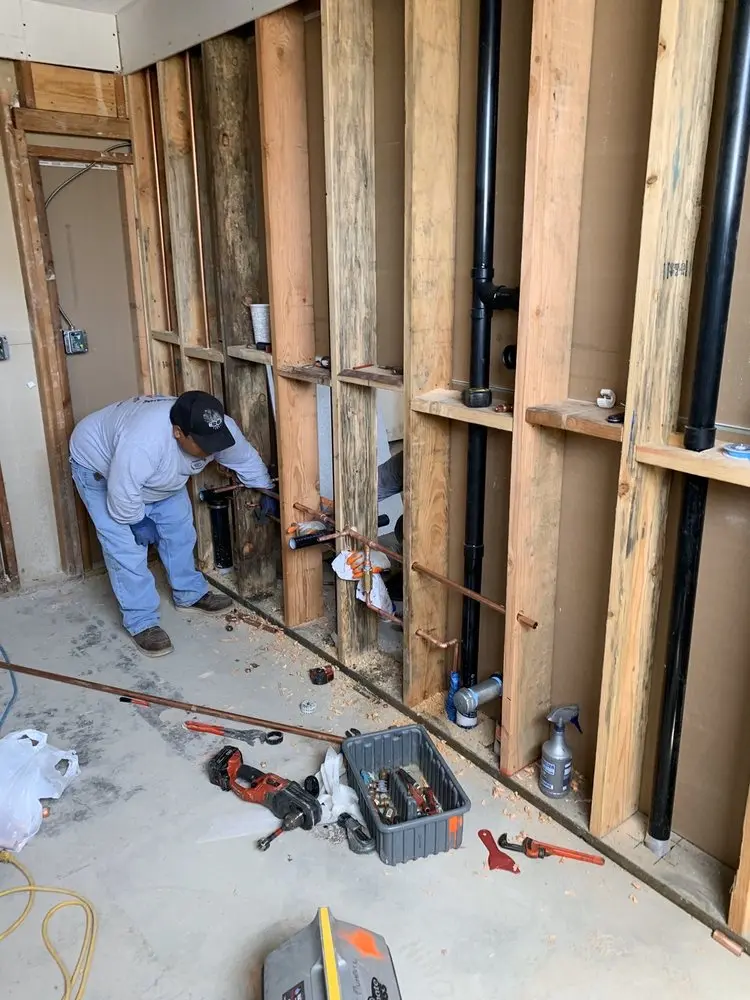 Commercial rough-in plumbing for Water Heater Replacement in New Berlinville
